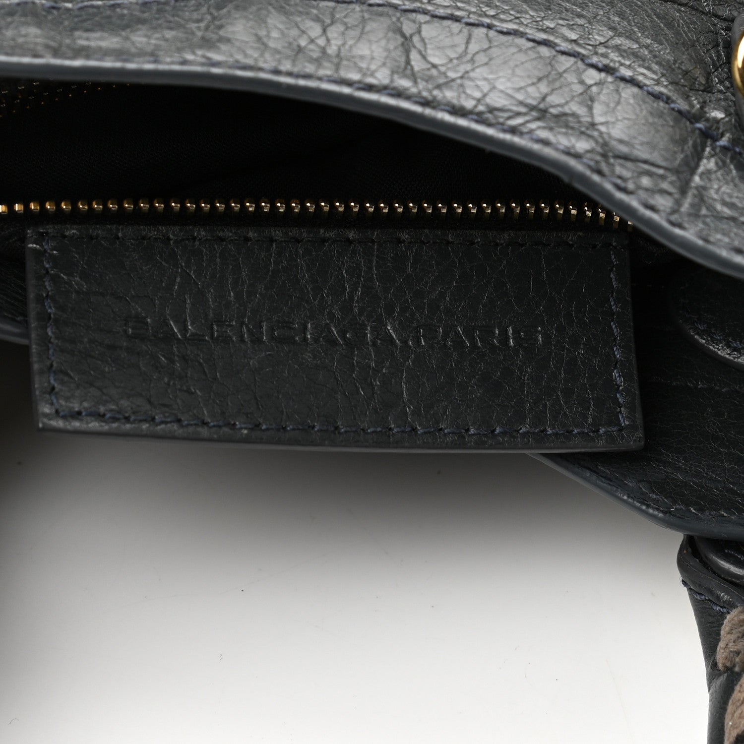 Balenciaga Agneau Giant 12 Gold Hardware Mini City Anthracite 7 of 15