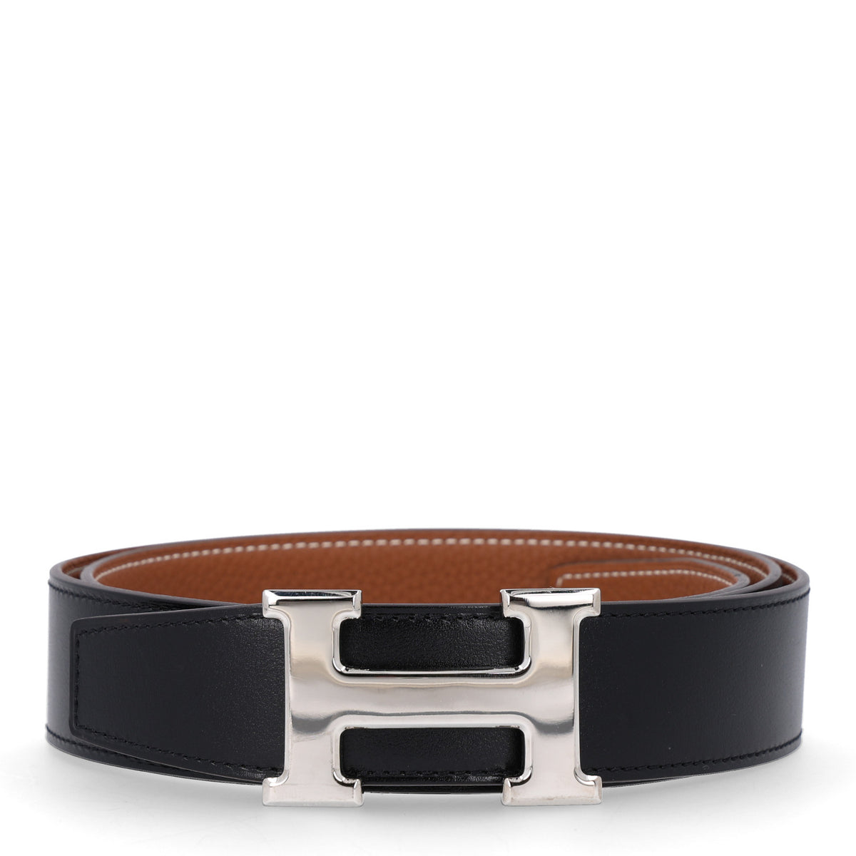 Hermes Box Togo 32mm Constance Belt 95 38 Black Gold 1 of 6
