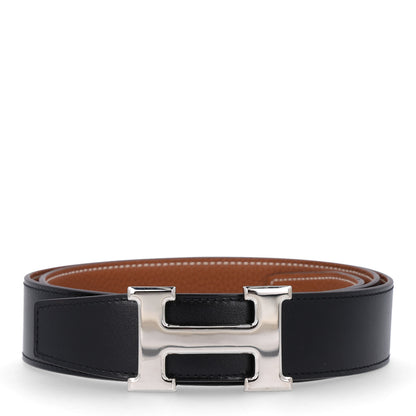 Hermes Box Togo 32mm Constance Belt 95 38 Black Gold 1 of 6