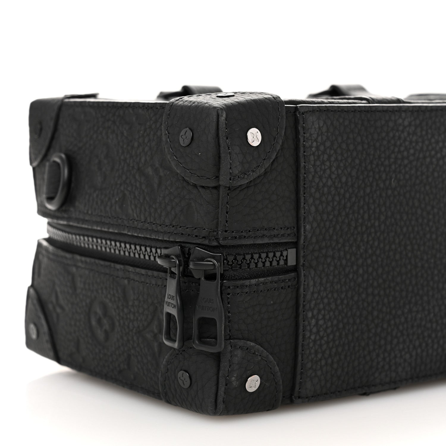 Louis Vuitton Taurillon Monogram Cartoon LV Friends Speedy Soft Trunk Black 8 of 9