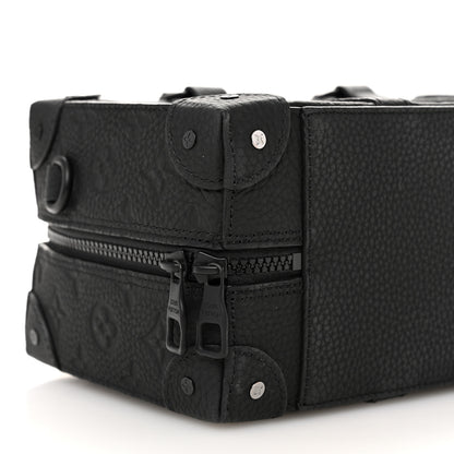 Louis Vuitton Taurillon Monogram Cartoon LV Friends Speedy Soft Trunk Black 8 of 9