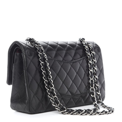 Chanel Lambskin Quilted Medium Double Flap Black 3 of 14