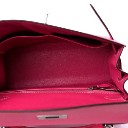 Hermes Epsom Kelly Sellier 28 Rose Tyrien 5 of 14