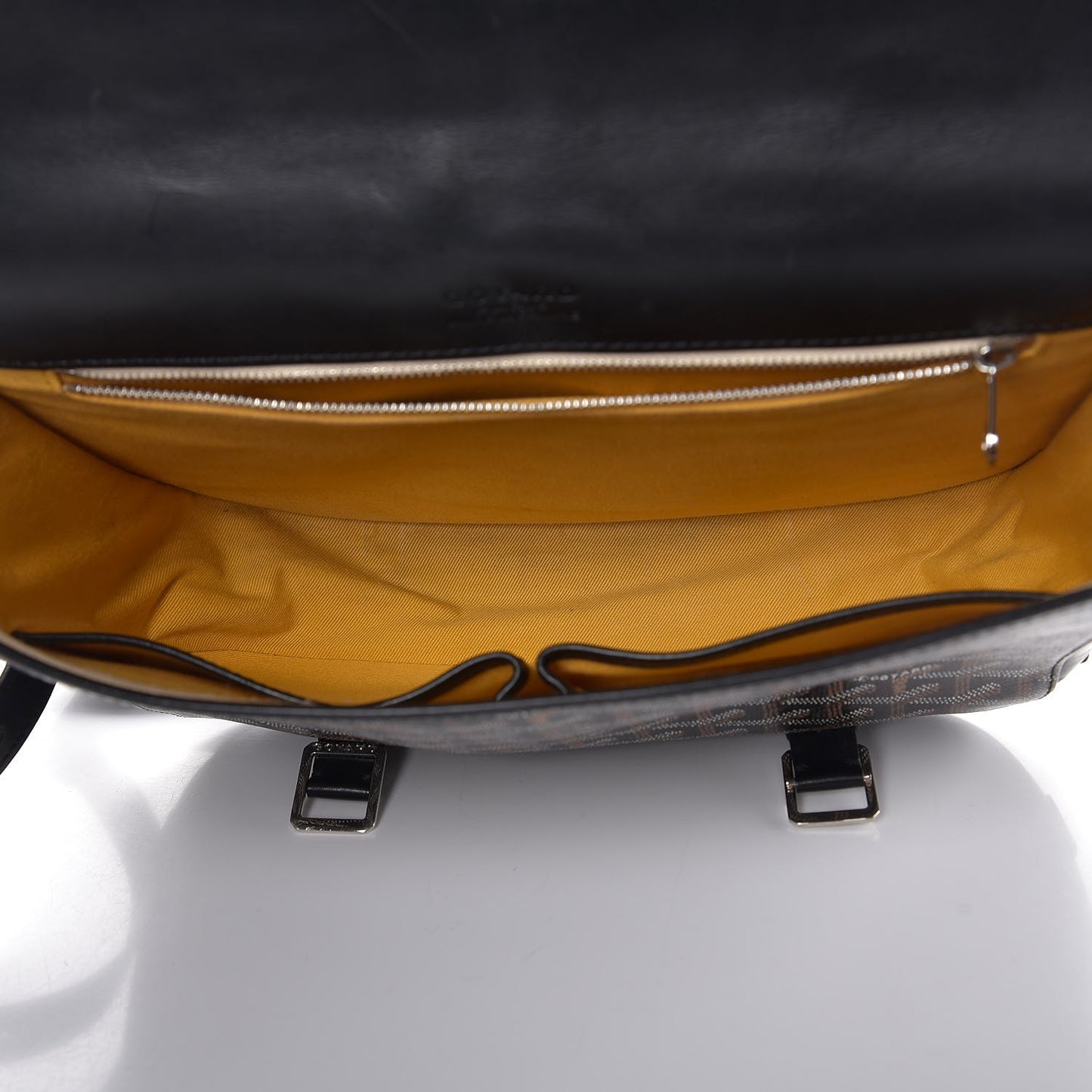 Goyardine Belvedere MM Messenger Bag Black