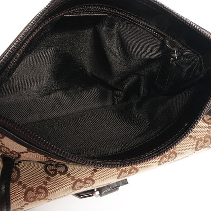 Gucci Monogram Small Messenger Bag Black 5 of 7