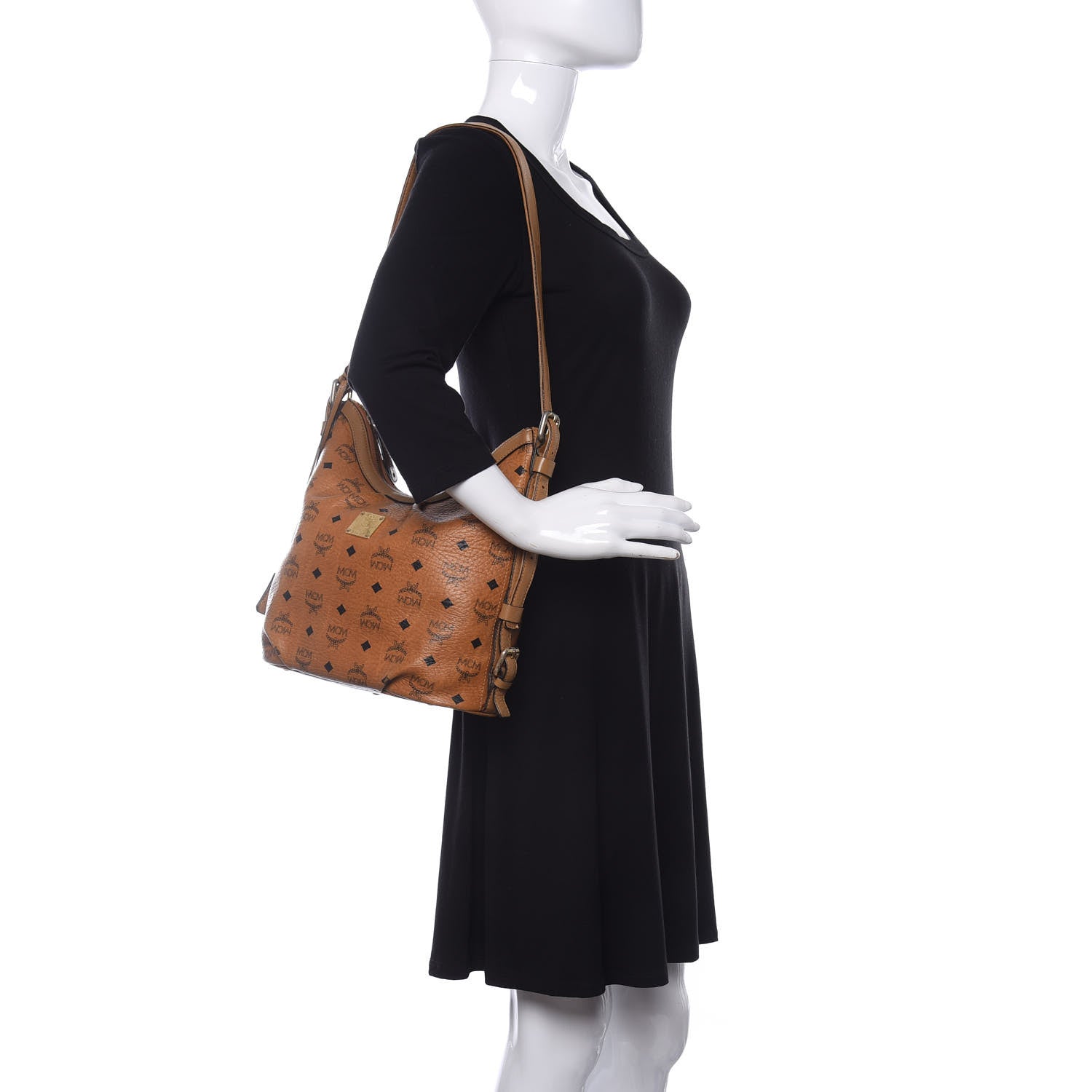 MCM Visetos Hobo Cognac 2 of 15