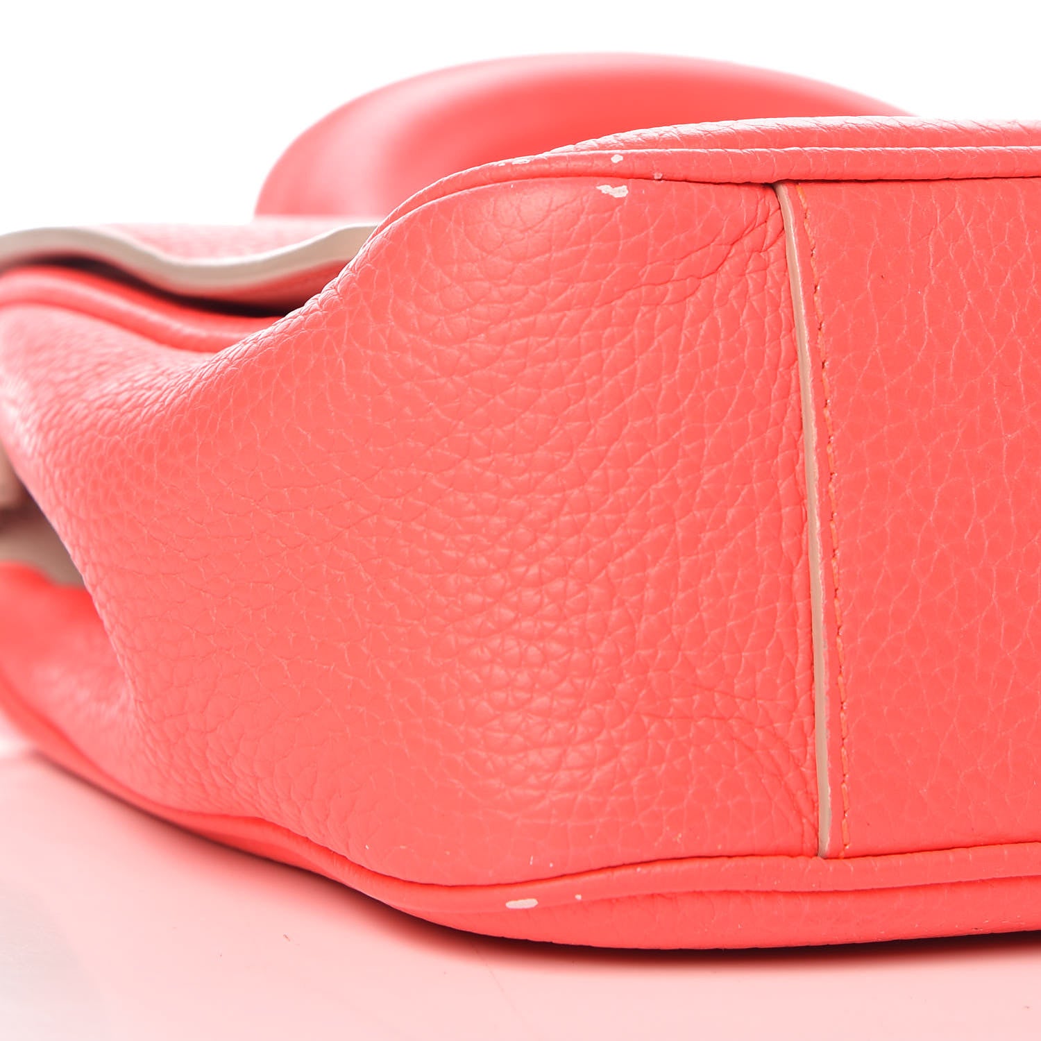 Christian Dior Bullcalf Mini Be Dior Satchel Fluorescent Goji Pink 13 of 19