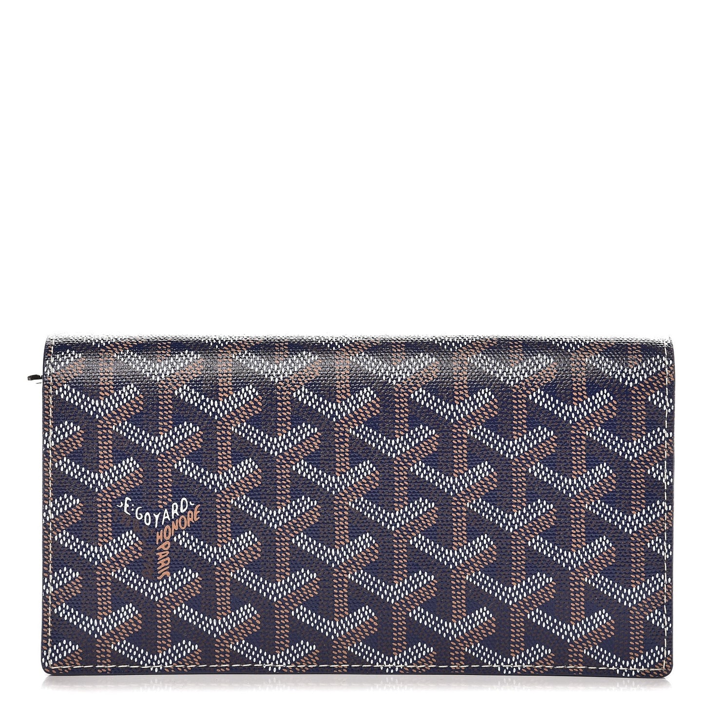 Goyardine Richelieu Wallet Navy