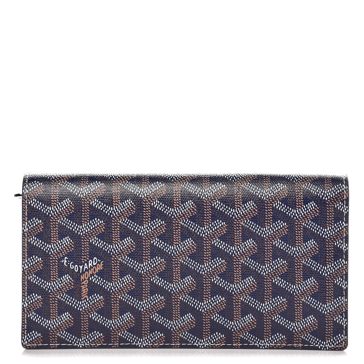Goyard Goyardine Richelieu Wallet Navy 1 of 8