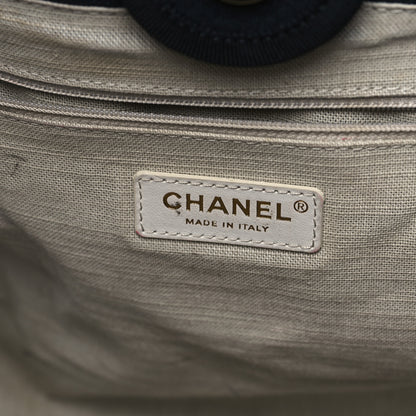 Chanel Mixed Fibers Medium Deauville Tote Black 7 of 10