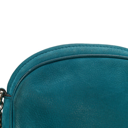 Gucci Vitello Range Mini Soho Chain Bag Deep Cobalt 12 of 17