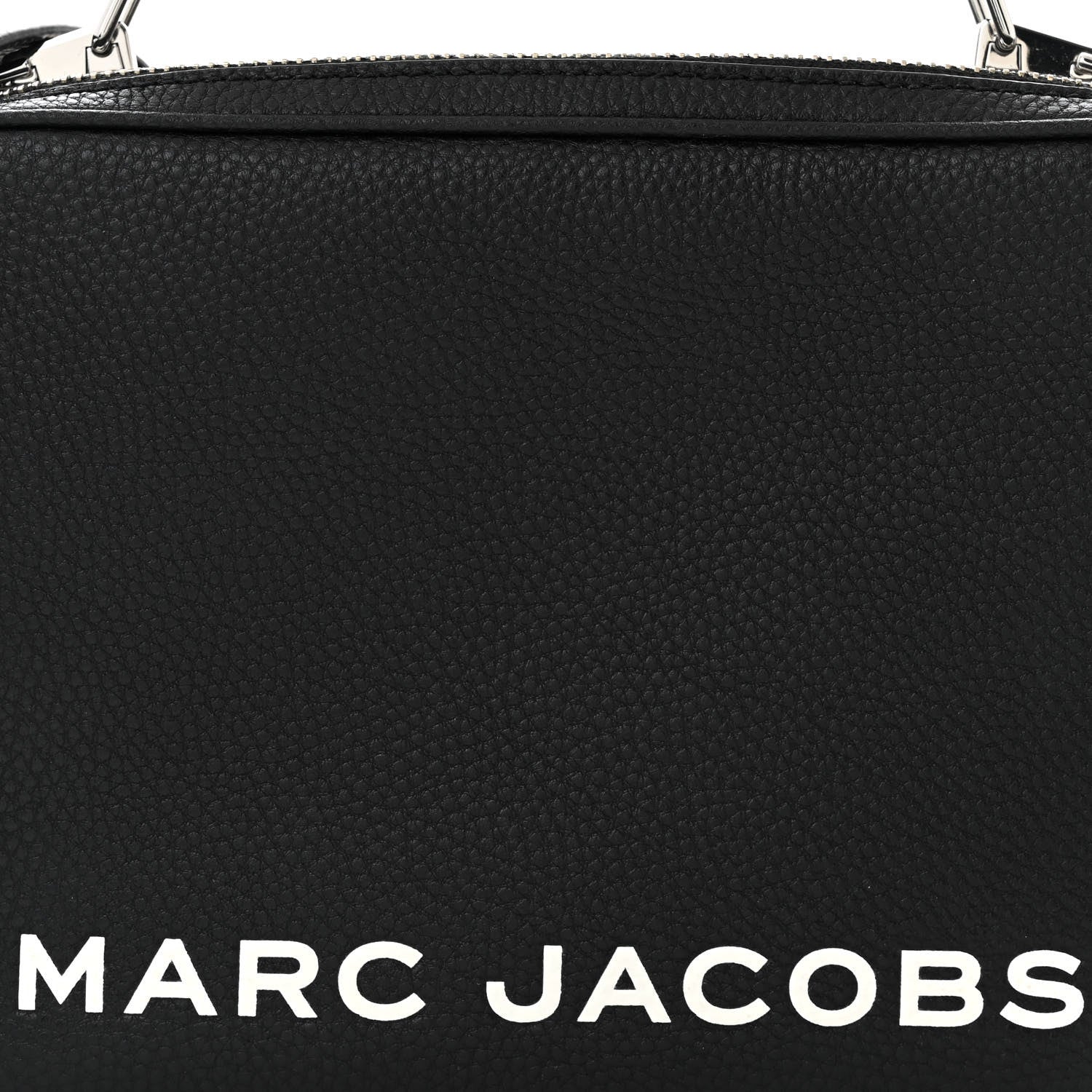 Marc Jacobs Calfskin Soft Box 23 Shoulder Bag Black White 9 of 11