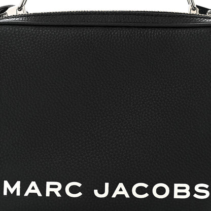 Marc Jacobs Calfskin Soft Box 23 Shoulder Bag Black White 9 of 11