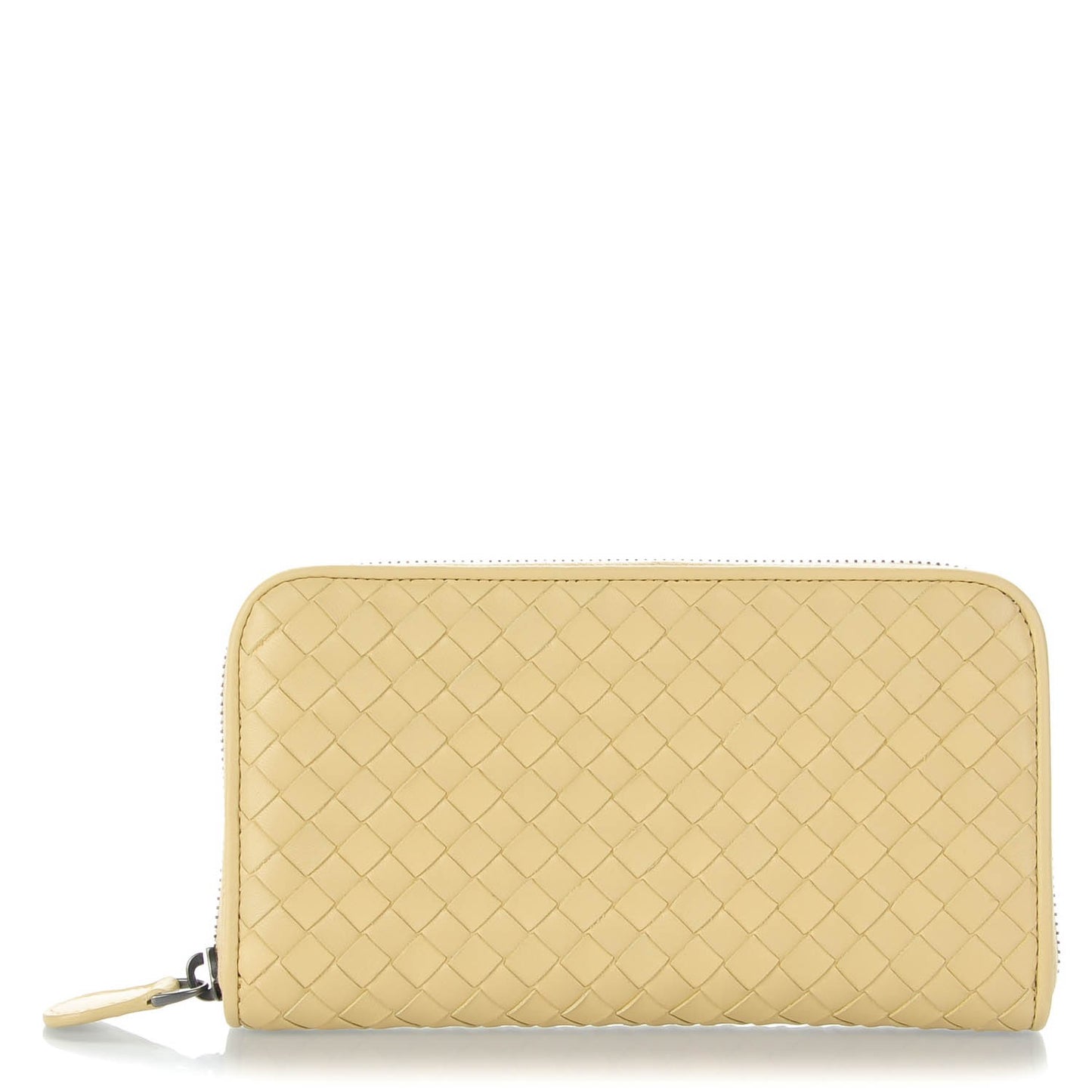 Nappa Intrecciato Zip Around Wallet Banane