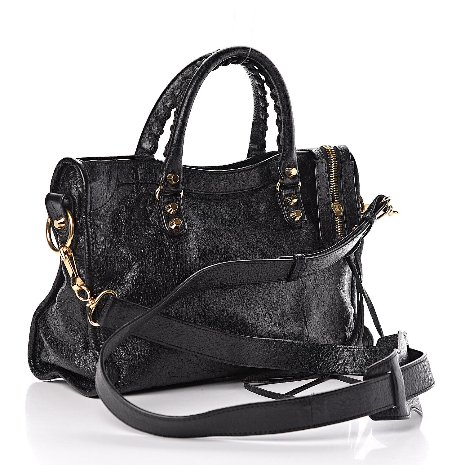 Balenciaga Agneau Classic Gold Hardware S City Black 3 of 12