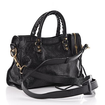 Balenciaga Agneau Classic Gold Hardware S City Black 3 of 12