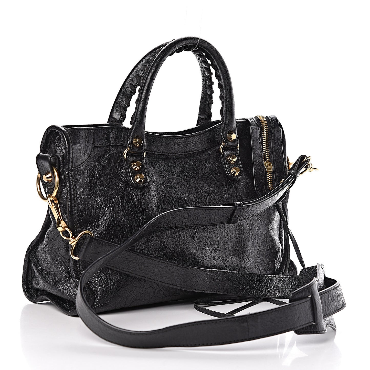 Agneau Classic Gold Hardware S City Black