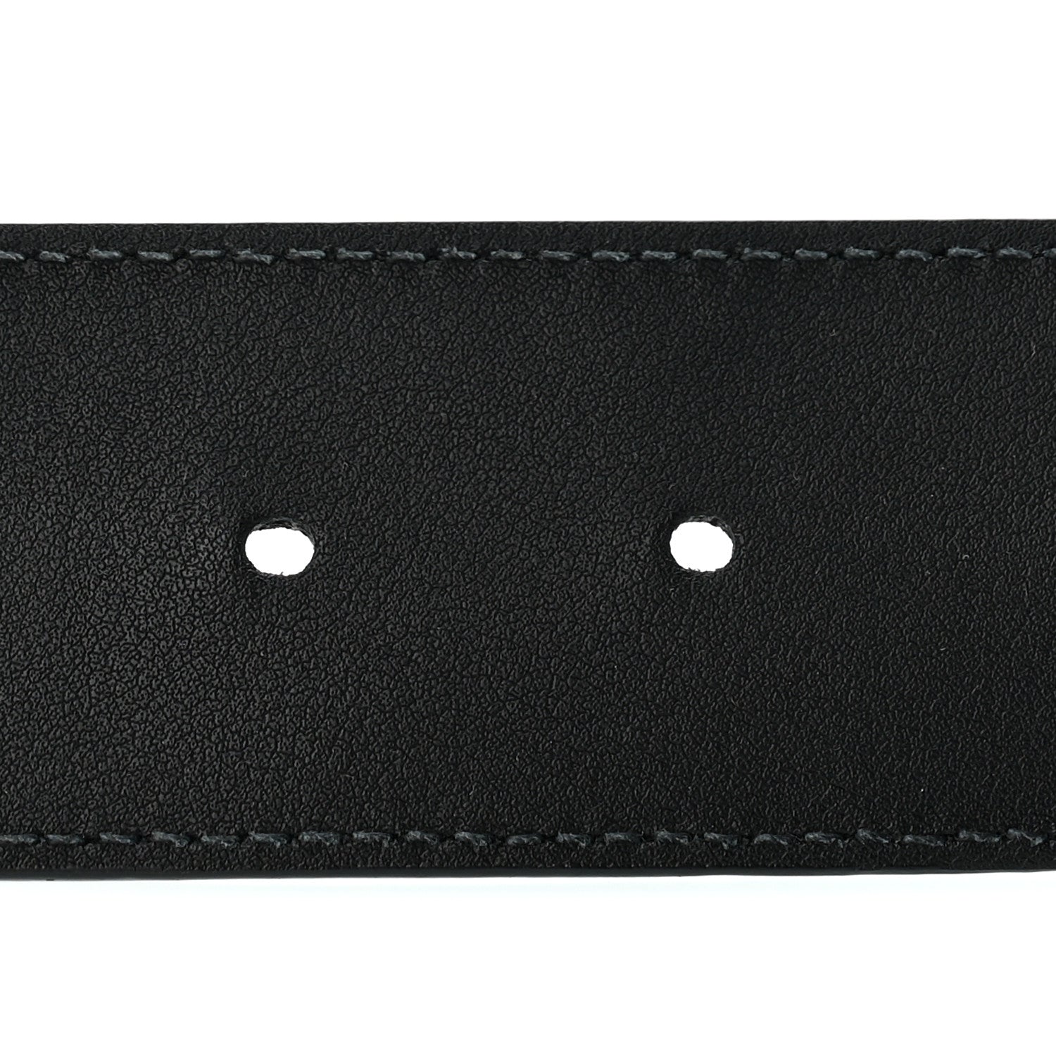 Gucci Azalea Calfskin Enamel Monochrome Double G 40mm Belt 95 38 Black 4 of 7