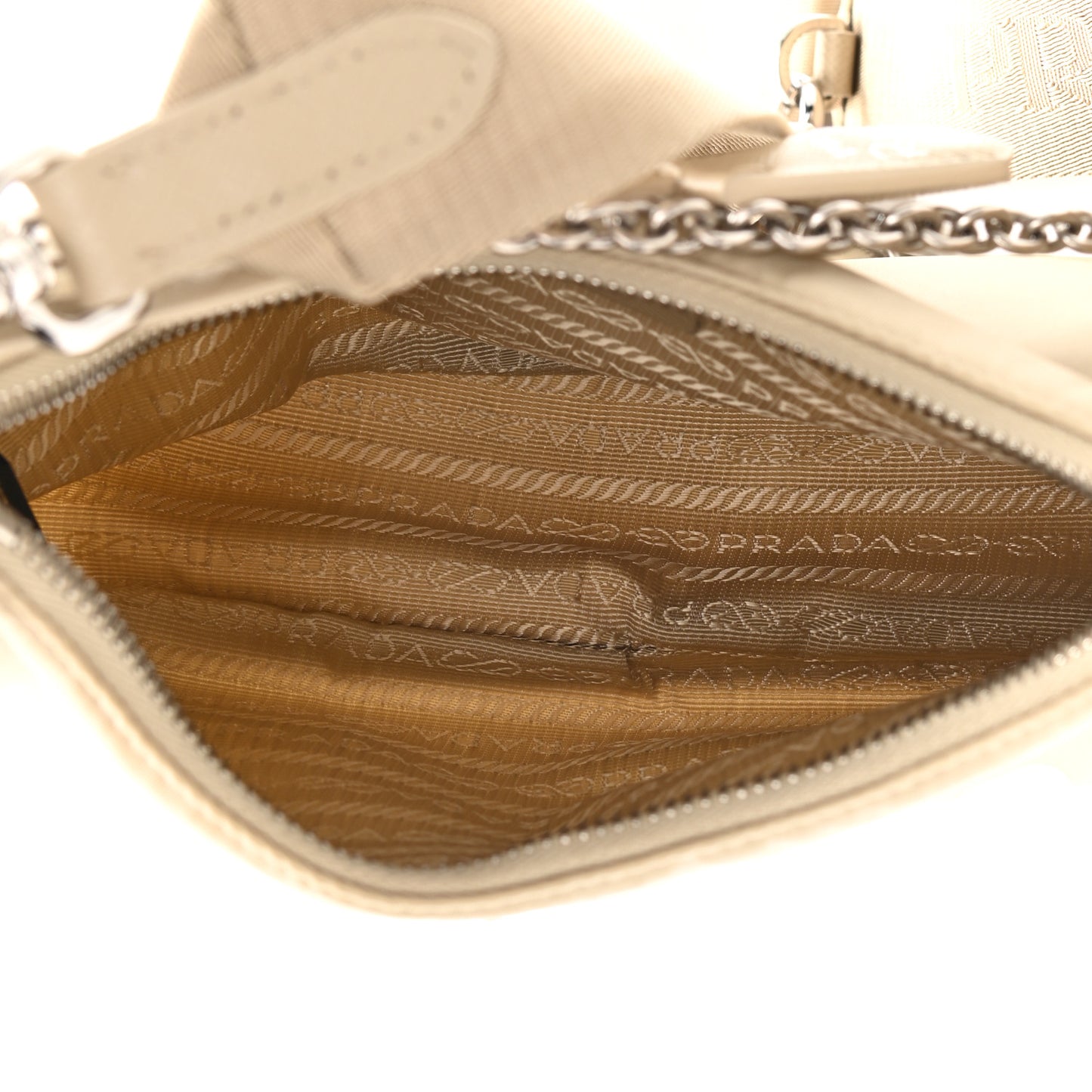 Re-Nylon Saffiano Re-Edition 2005 Shoulder Bag Deserto
