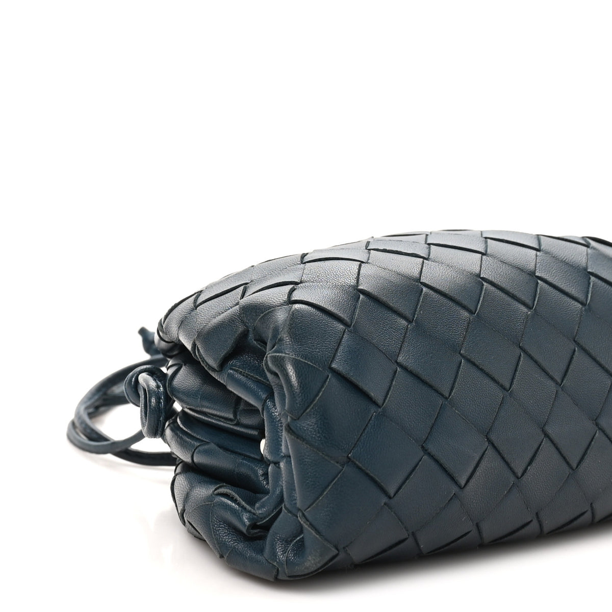 Nappa Intrecciato The Mini Pouch Deep Blue