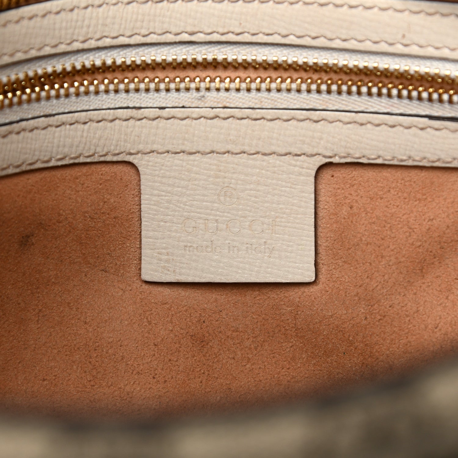 Gucci GG Supreme Monogram Small Horsebit 1955 Shoulder Bag Beige Mystic White 6 of 19