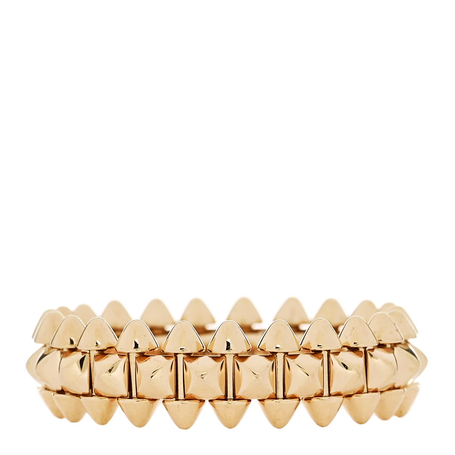 Cartier 18K Pink Gold SM Clash De Cartier Ring 56 7.75 50/5.25 1 of 5