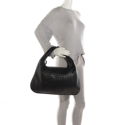 Bottega Veneta Nappa Intrecciato Large Veneta Hobo Nero Black 2 of 9
