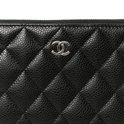 Chanel Caviar Quilted Large Gusset Zip Around Wallet Black 9 of 10
