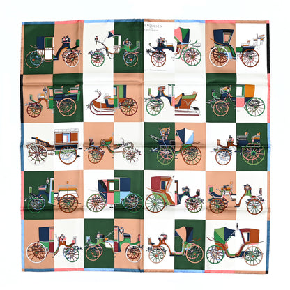 Hermes Silk Voitures Exquises Scarf 90 1 of 4