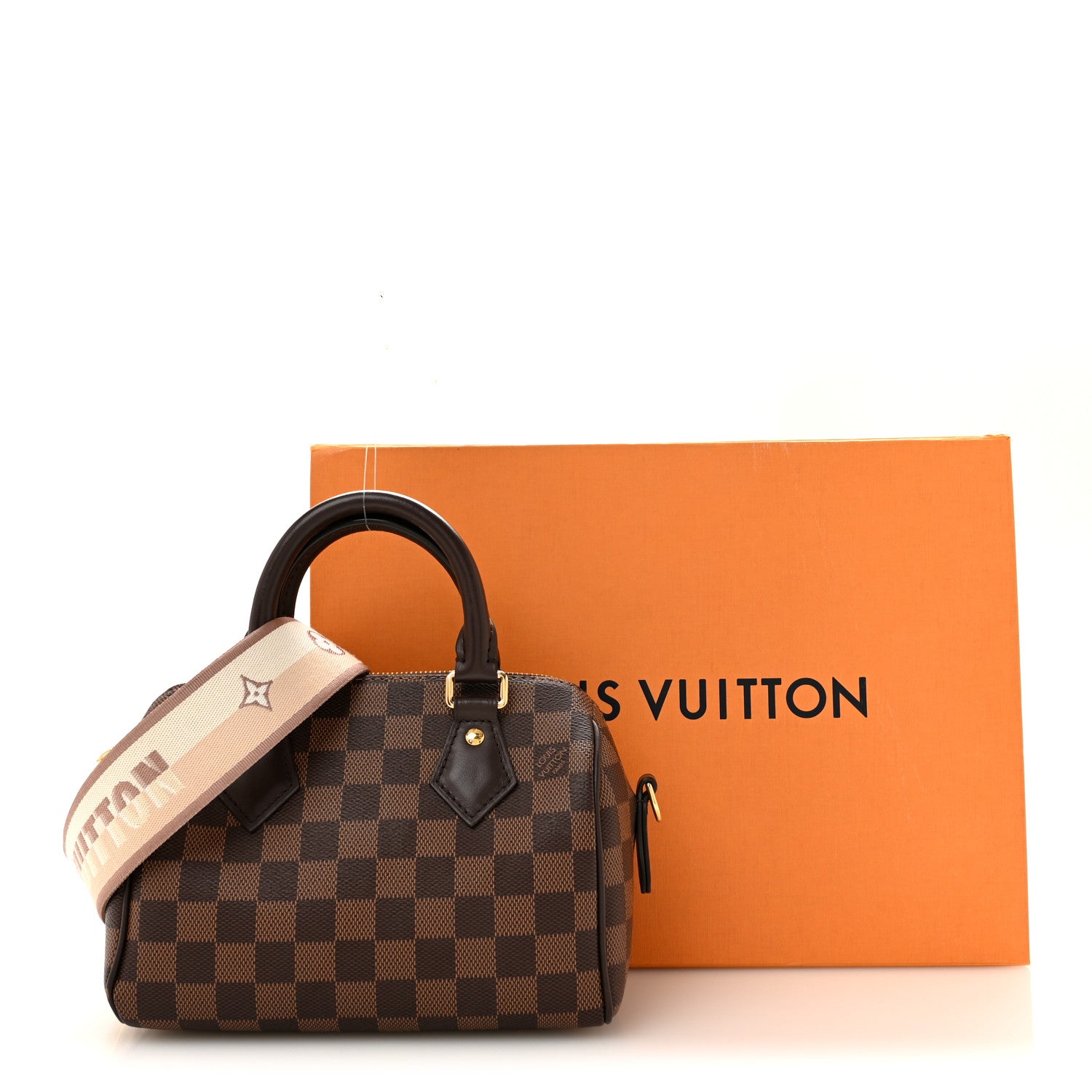 Louis Vuitton Damier Ebene Speedy Bandouliere 20 12 of 12