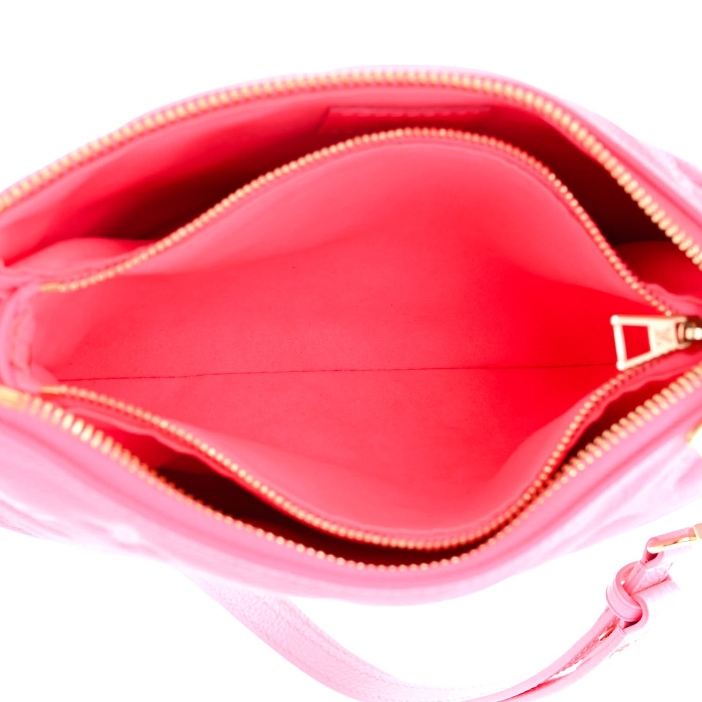 Calfskin Embossed Monogram Coussin BB Rose Fluo