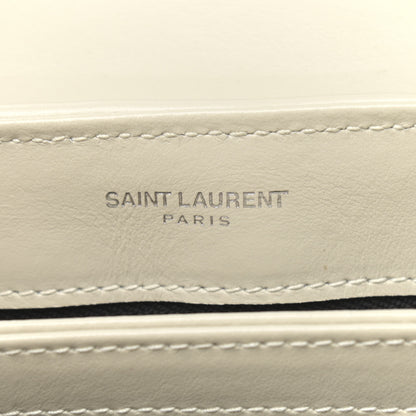 Saint Laurent Calfskin Y Quilted Monogram Toy Loulou Crossbody Bag Ivory 6 of 11