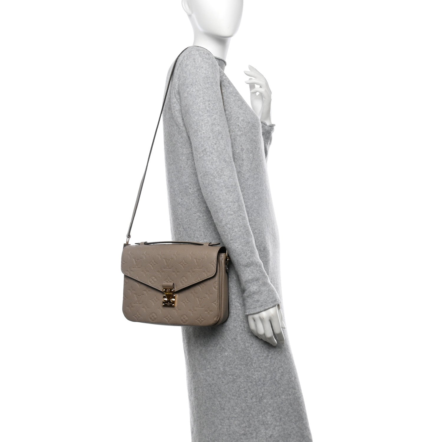 Louis Vuitton Empreinte Pochette Metis Tourterelle 2 of 10