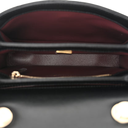 Chanel Lambskin Crystal Quilted Mini Trendy CC Dual Handle Flap Bag Black 5 of 10