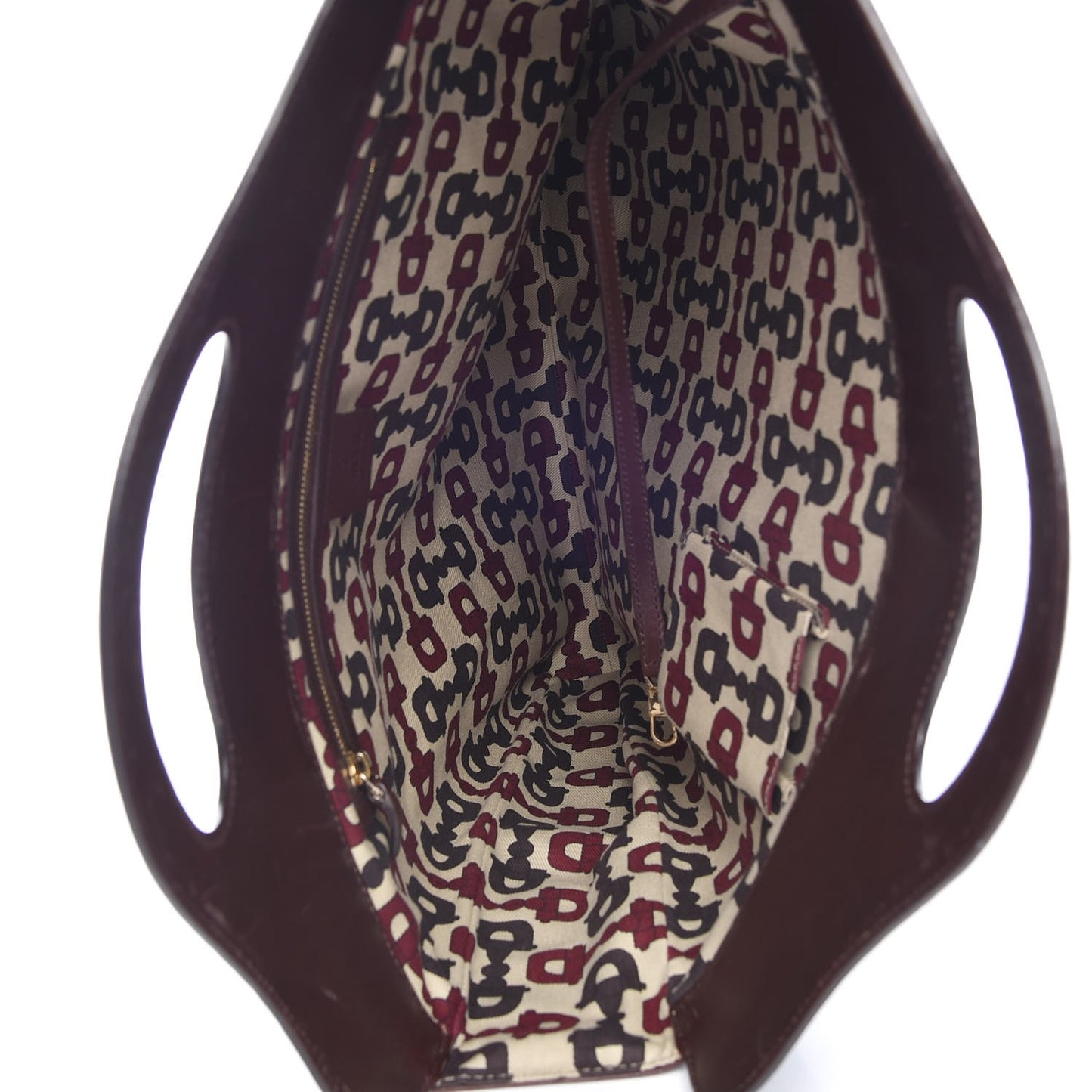 Guccissima Large Punch Top Handle Tote Dark Brown