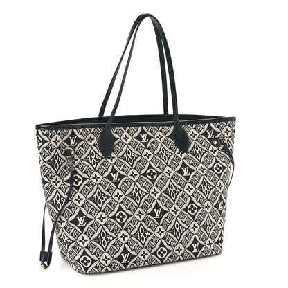 Louis Vuitton Jacquard Since 1854 Neverfull MM Grey 2 of 8
