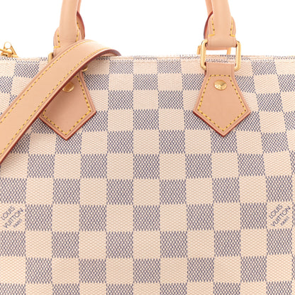 Louis Vuitton Damier Azur Speedy Bandouliere 25 7 of 9