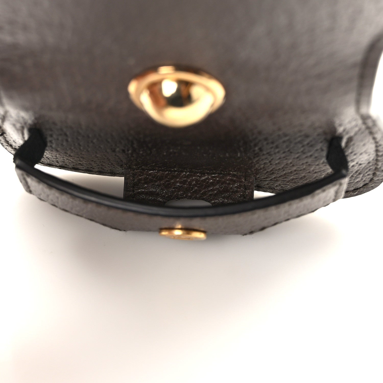 Gucci GG Supreme Monogram Calfskin Blondie AirPods Case Beige Ebony New Acero 5 of 9