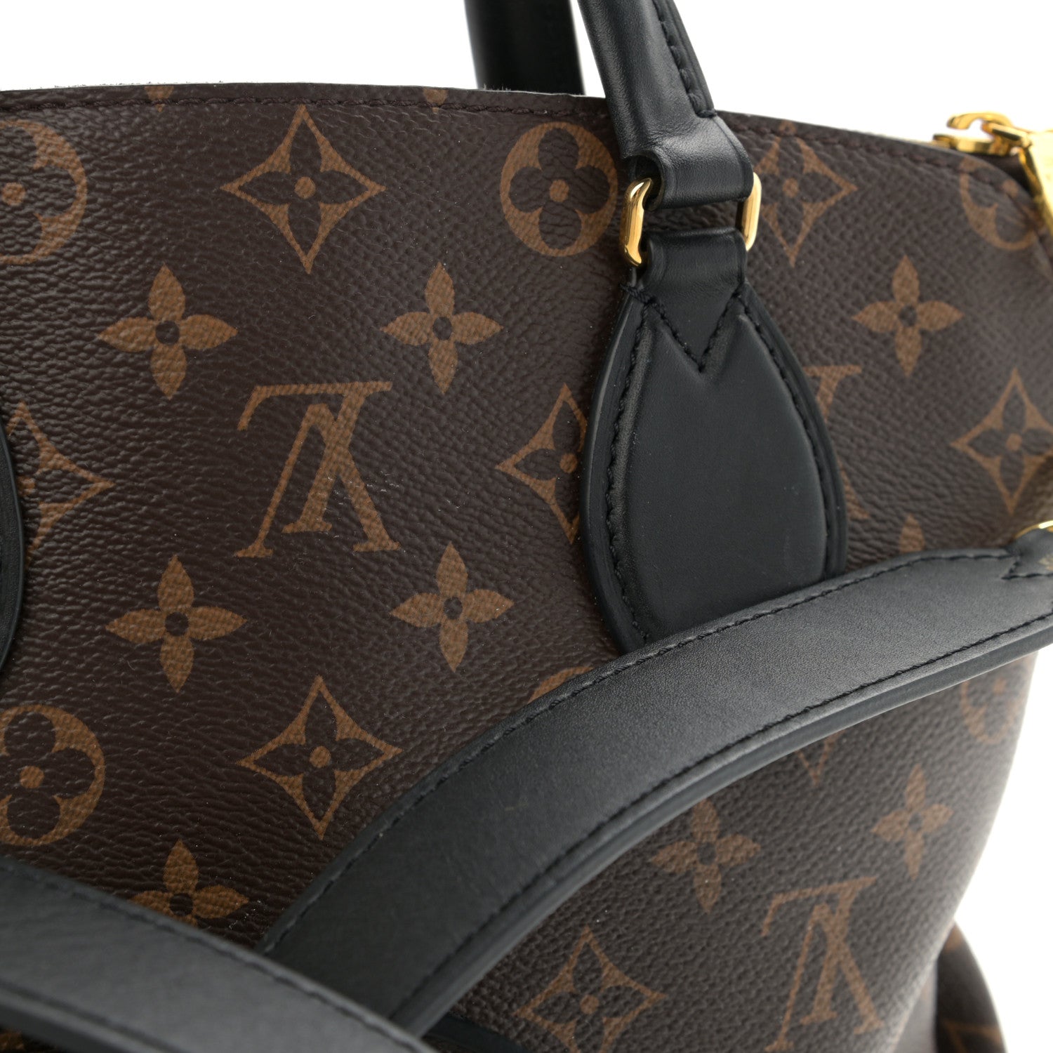 Louis Vuitton Monogram Flower Zipped Tote PM Black 13 of 13