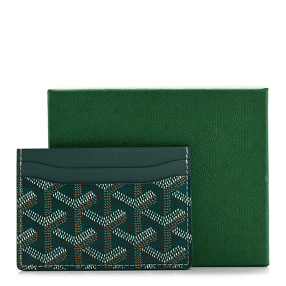 Goyard Goyardine Saint Sulpice Card Holder Green 8 of 8