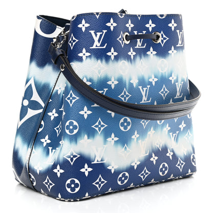 Louis Vuitton Monogram Escale Neonoe MM Blue 3 of 10