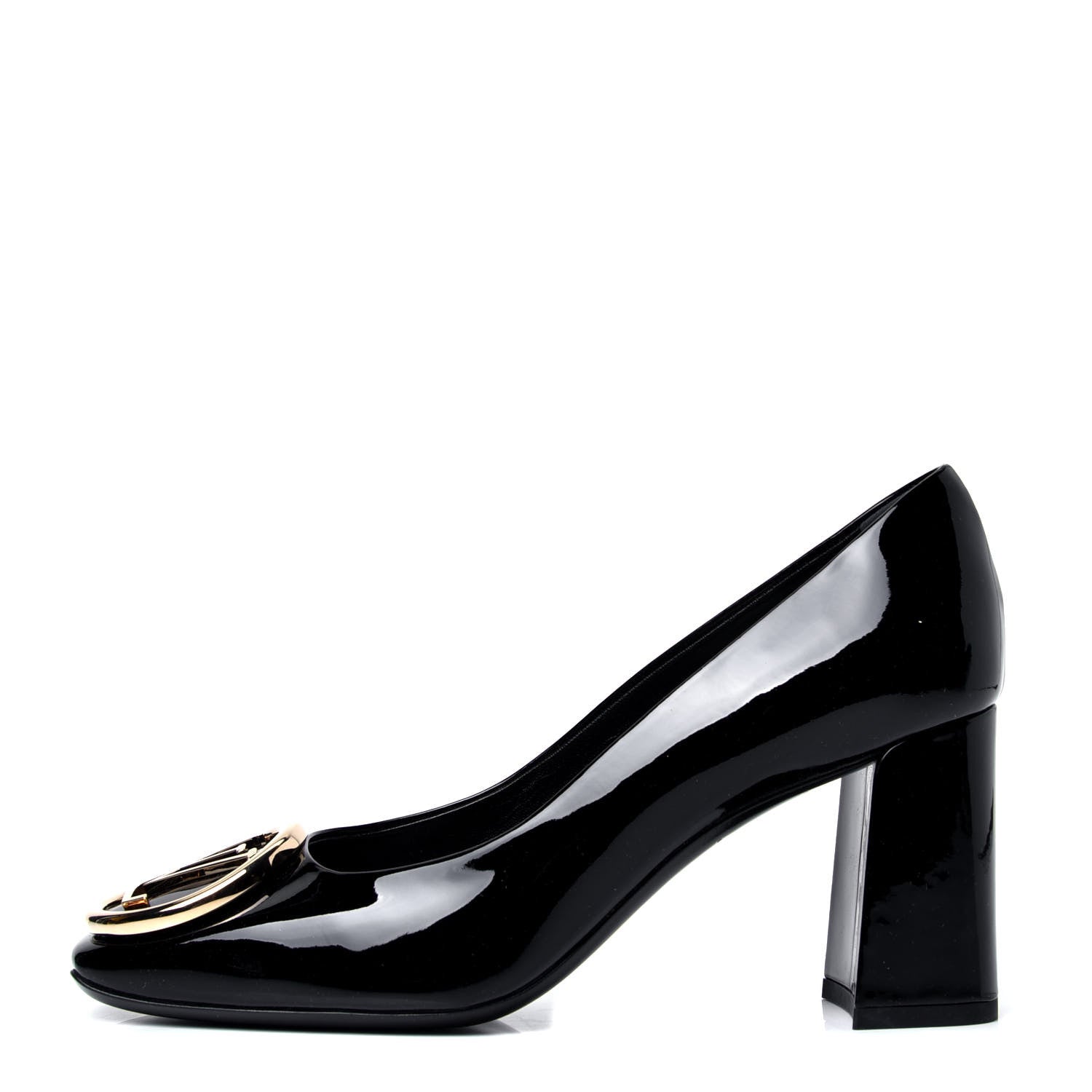 Louis Vuitton Patent Madeleine Pumps 37.5 Black 1 of 6