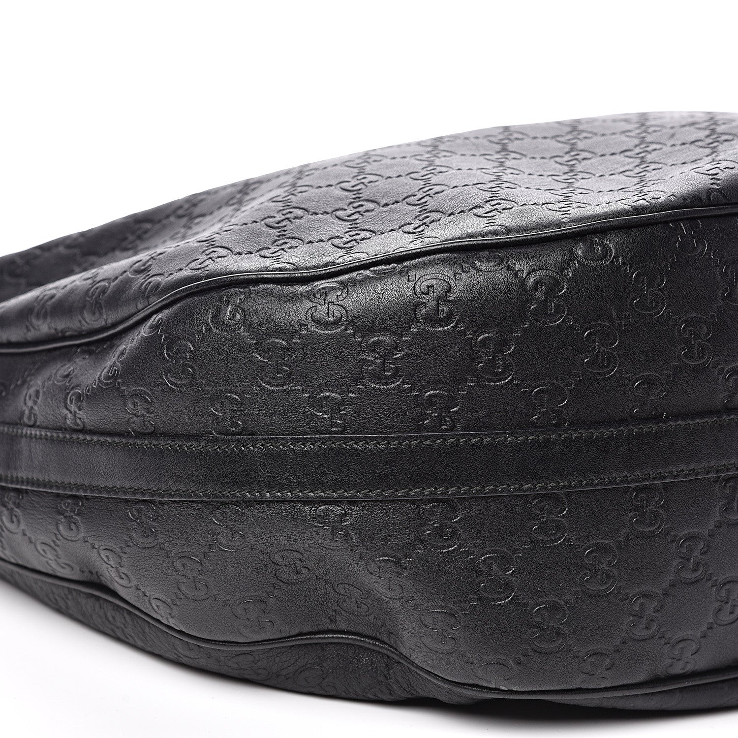 Gucci Guccissima Large GG Twins Hobo Black 7 of 11