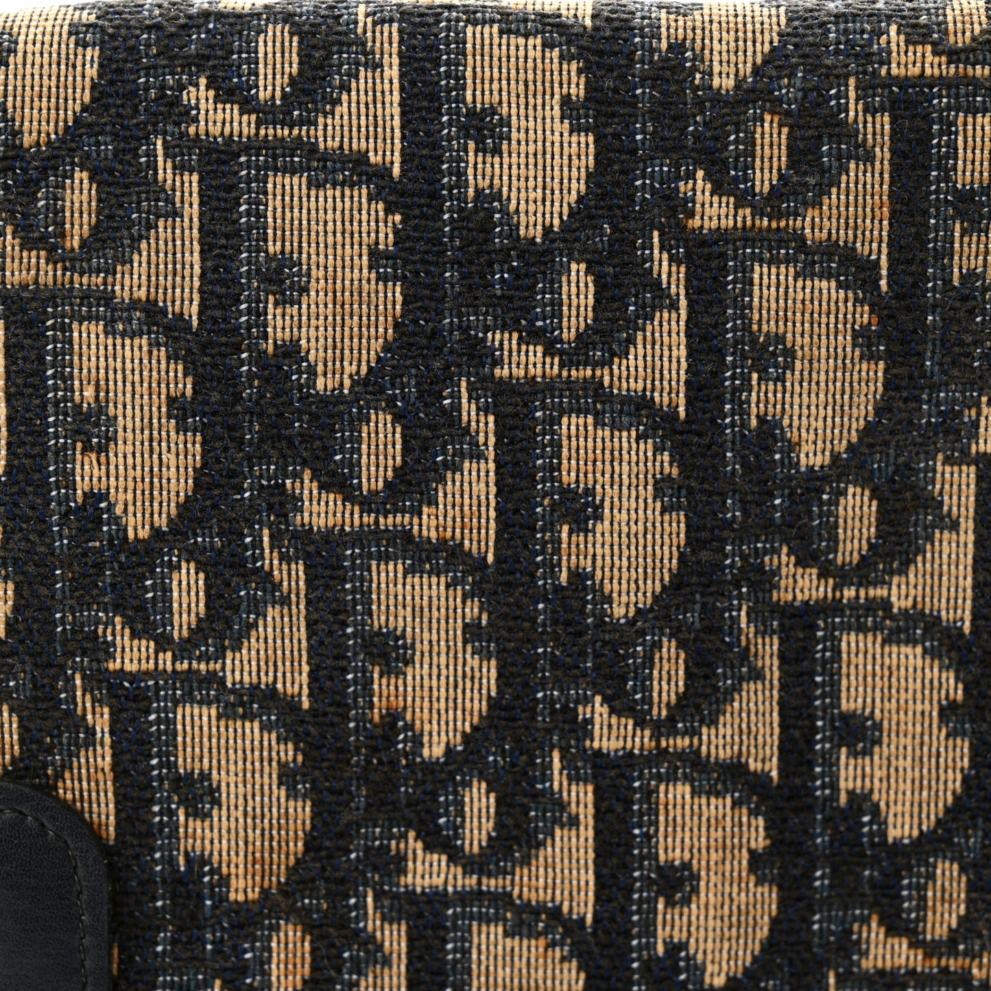 CHRISTIAN DIOR Monogram Chain Flap Blue