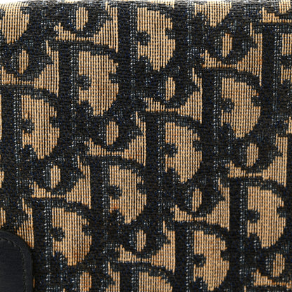 Christian Dior CHRISTIAN DIOR Monogram Chain Flap Blue 13 of 13