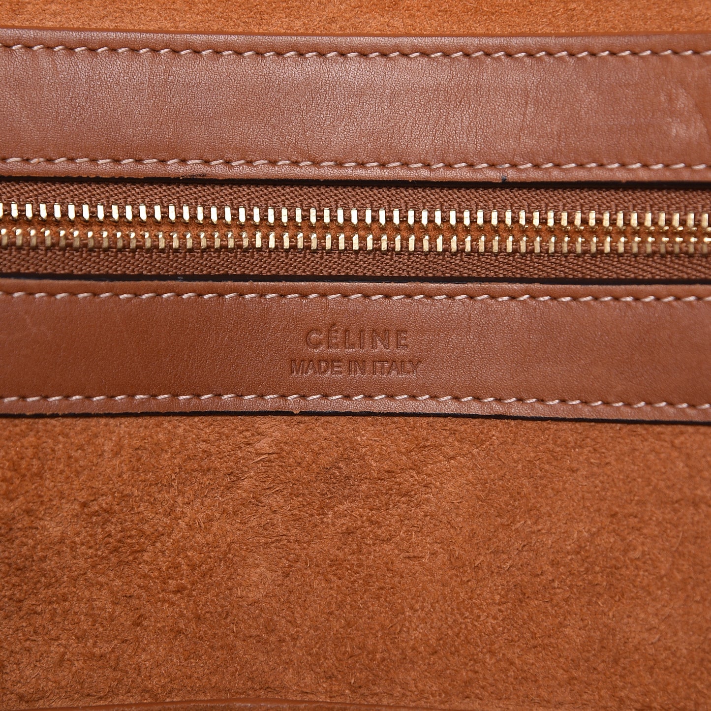 Smooth Calfskin Medium Belt Cabas Phantom Brown