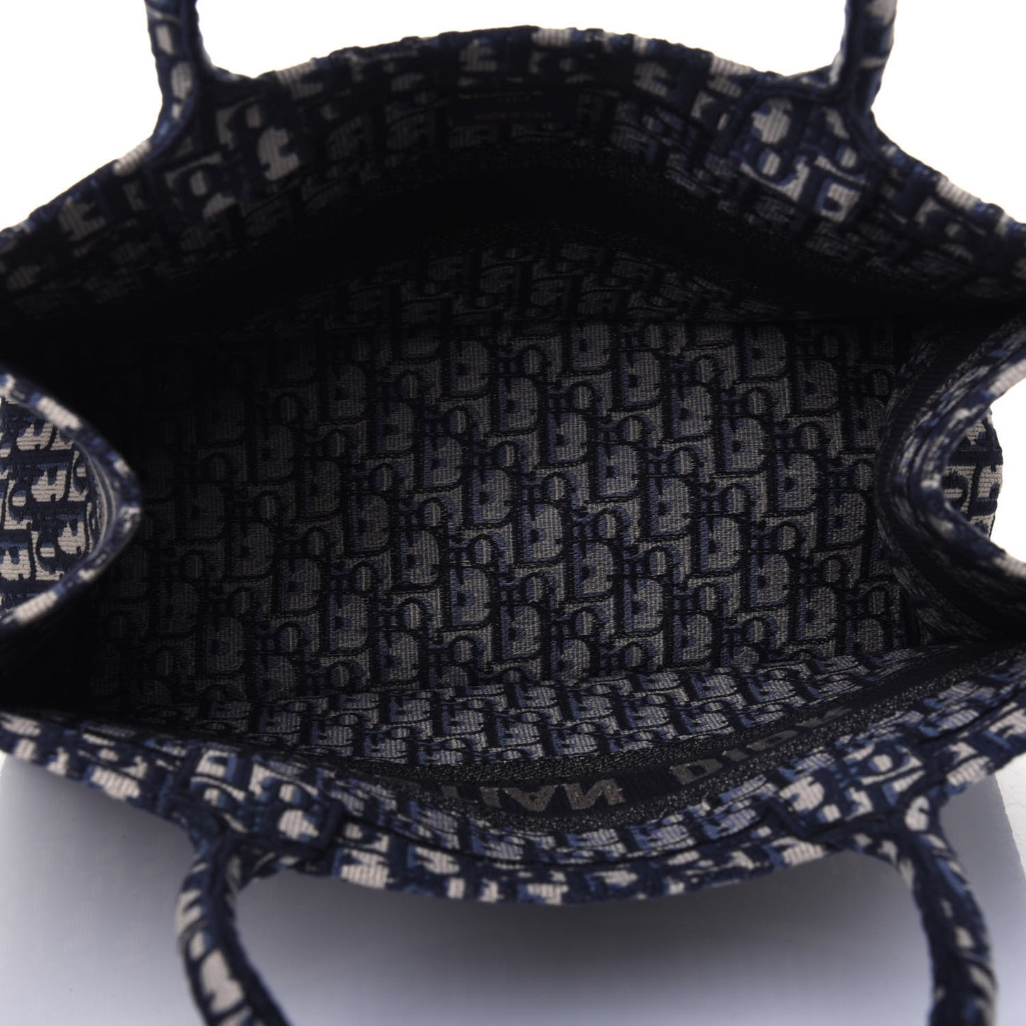 Oblique Medium Book Tote Blue Multicolor