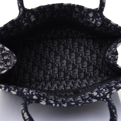 Christian Dior Oblique Medium Book Tote Blue Multicolor 5 of 13