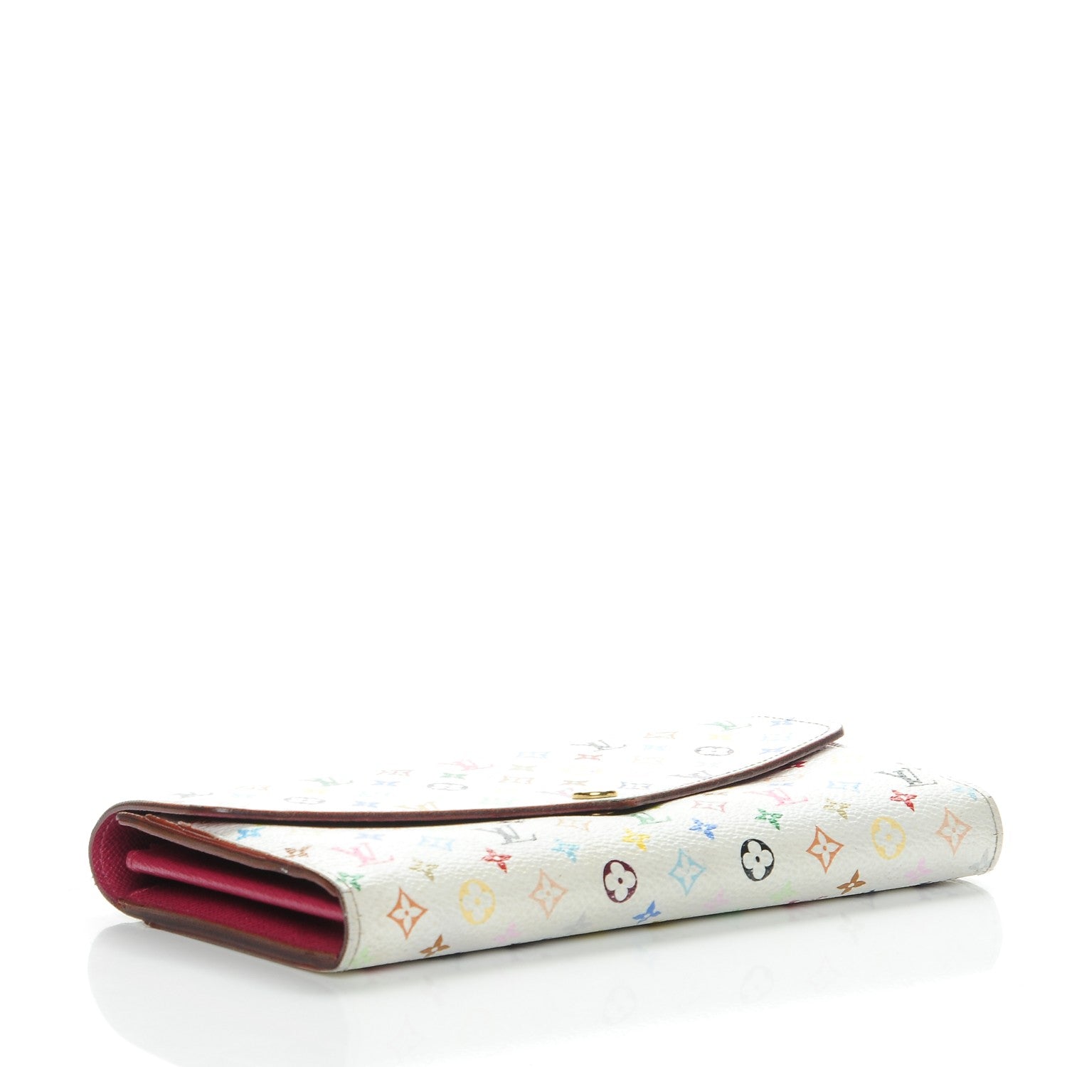 Louis Vuitton Monogram Multicolor Sarah Wallet NM White Eglantine 4 of 9