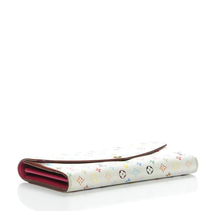 Louis Vuitton Monogram Multicolor Sarah Wallet NM White Eglantine 4 of 9